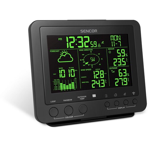 Sencor SWS 9700 Professionelle Wetterstation mitFunksensor 5-in-1