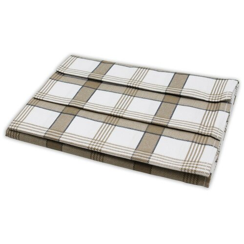 Geschirrtuch aus ägyptischer Baumwolle Braune Würfel, 50 x 70 cm, Set 3 Stück