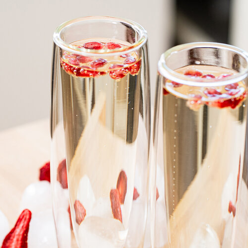 4Home Sekt-Thermogläser Hot&Cool 150 ml, 2 Stück