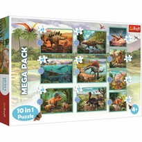 Trefl Puzzle Dinozaury, 10w1