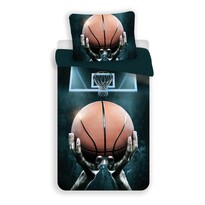 Bavlnené obliečky Basketbal, 140 x 200 cm, 70 x 90 cm