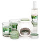 Sada sviečok a aromalampy Aromatico Serene green, 10 ks