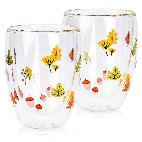 4Home termo steklenice Autumn Hot&amp;Cool 350 ml,2 kos