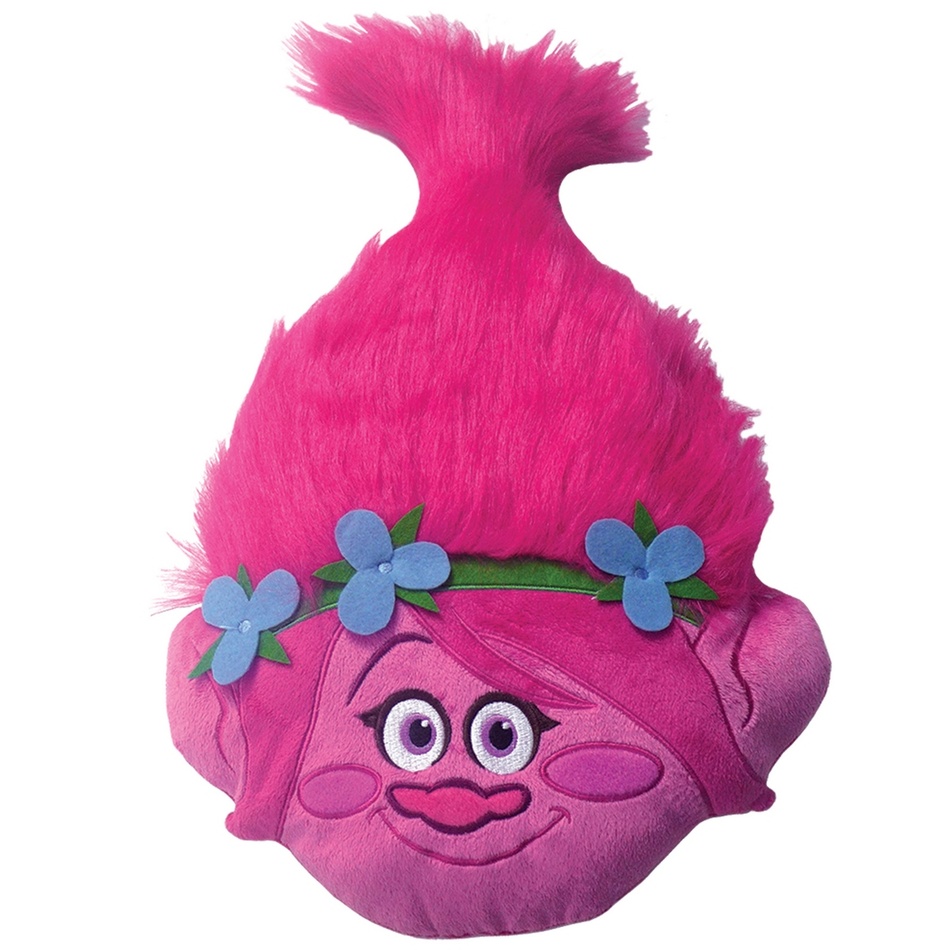 CTI vankúš Trolls Poppy head 3D 33x 54 cm