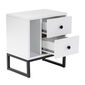 Stolik nocny Glimmer White