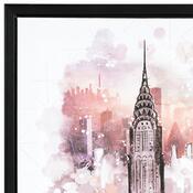 Tablou pe pânză cu ramă New York, 40 x 40 x 2,5 cm