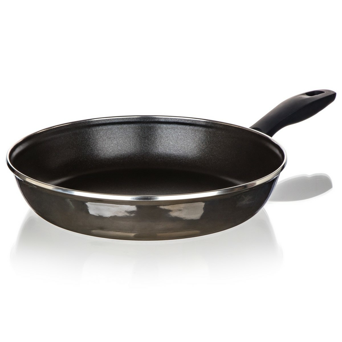 Banquet Pánev smaltovaná METALLIC Black 28 cm, s nepřilnavým povrchem, 28 cm - thumb (2)