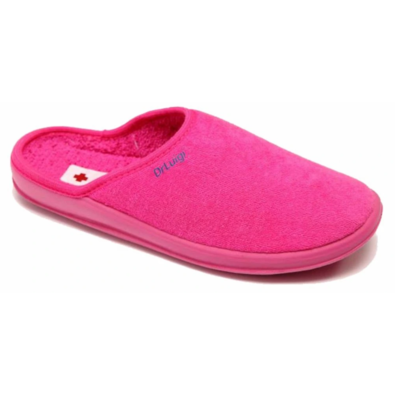 Buty domowe Dr. Luigi Health, ciemnoróżowe,rozmiar 39