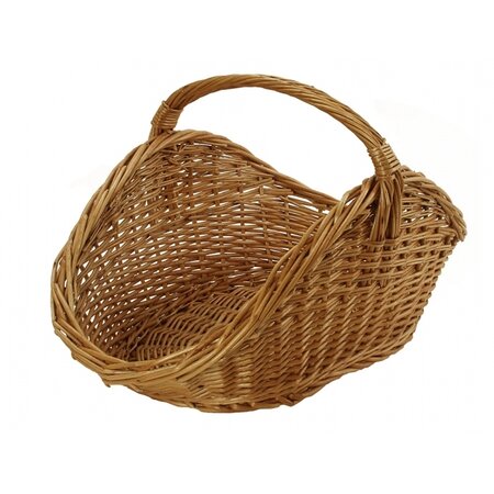 Proutěný koš na dřevo 62 x 36 x 40 cm