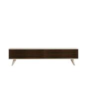 Televizní stolek Hill Walnut and White