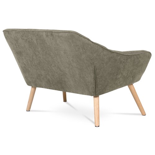 Dwuosobowa sofa AK-322 LAN2, brązowa