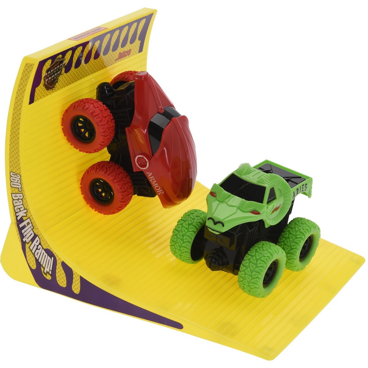 Dětský hrací set Monster truck, červená