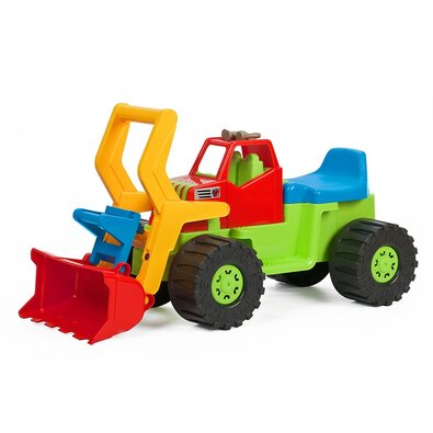 Bayo Excavator încărcător pentru copii, 74 cm,verde