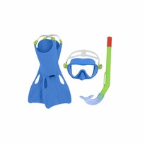 Set de snorkelling Bestway Lil Flapper - aripioare, brat, snorkel, albastru