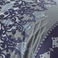 Lenjerie de pat, din bumbac, Valeria, albastru/gri, 140 x 220 cm, 70 x 90 cm