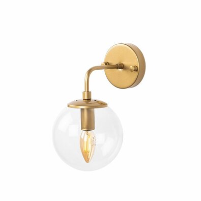 Kinkiet lampa ścienna Horn - 12216, złoty