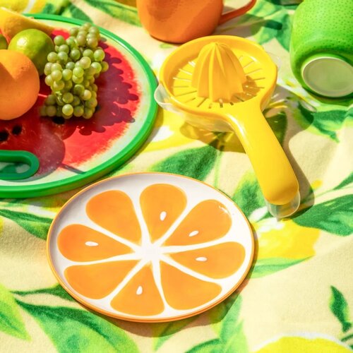 Altom Set of ceramic plates Tropicana orange 20cm, 2 pcs