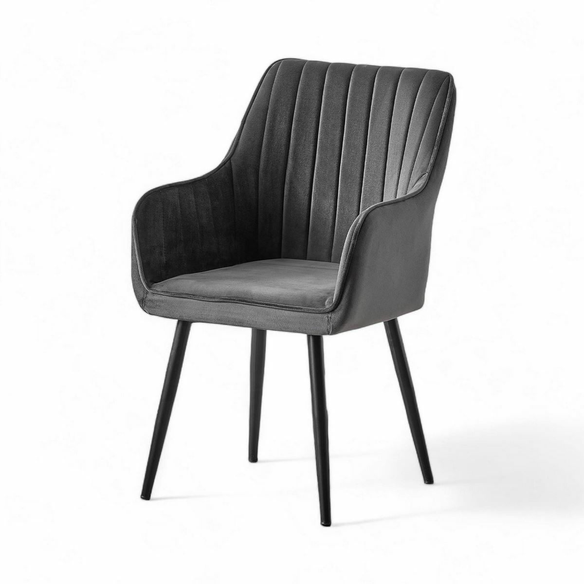 Sada jídelních židlí Nova Anthracite, 2 ks