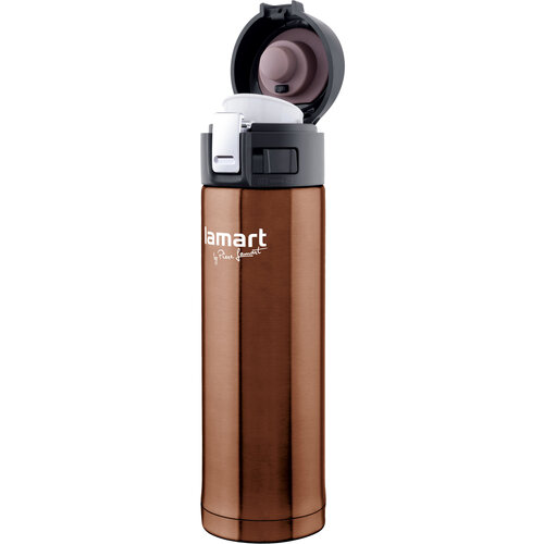 Lamart LT4064 Thermosflasche Branche 0,42 l, Braun