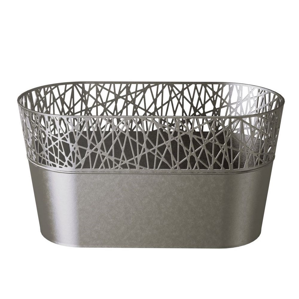 Prosperplast Truhlík City, platina