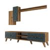 Classe Walnut and Chalcedony TV-fal