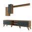 Classe Walnut and Chalcedony TV-fal