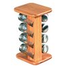 Kesper 58099 Stojak na przyprawy z 8 pojemniczkami, 13 x 25,5 x 15 cm