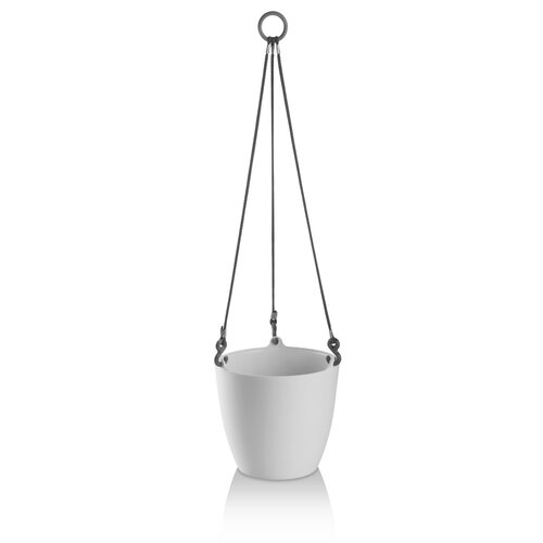 Gardenico viseči cvetlični lonec Ariella bel, 18cm