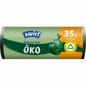 Swirl ECO összehúzható zsák szemeteskosárba 35 l