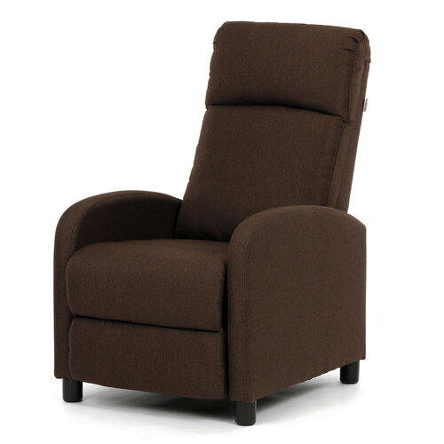 Polohovací křeslo COMFORT, hnědá
