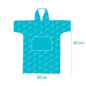 Towee Surf poncho MONO Bubblegum pink, 80 x 115 cm