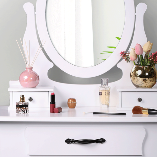 Dekoratívny stolík so stoličkou LINET NEW, biely