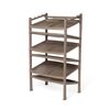 Полиця для взуття 6 поверхів Brown 52 x 34 x 91 см