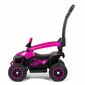 Leżaczek Baby Mix Mega z prowadnicą, różowy
