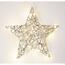 Vánoční svítící hvězda Silver, 30 x 30 cm, 20micro LED, na baterie