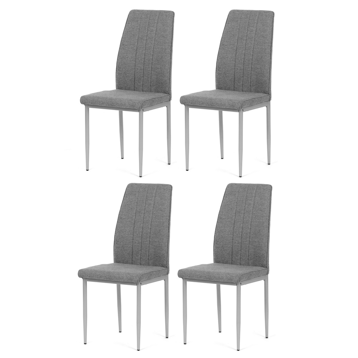 Sada jídelních židlí DCL-379 GREY2, 4 ks