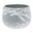 Mască de ghiveci din beton Winter pot, 15,5 x11 cm