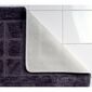 RIDDER 1712300 Delhi Badematte mit Anti-Rutsch 50 x 80 cm, dunkelgrau