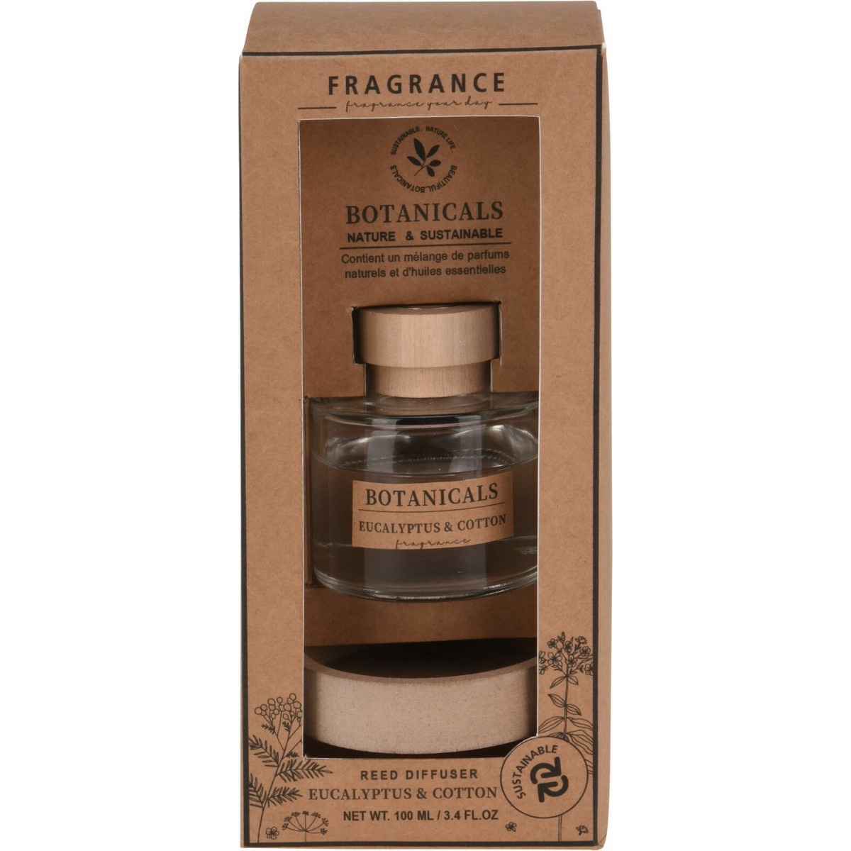 Botanicals Eucalyptus & Cotton aromadiffúzor, 100 ml akciós termékkép 1