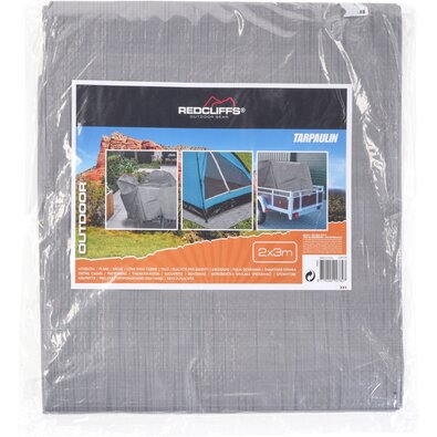 Płachta do przykrycia szary, 2 x 3 m
