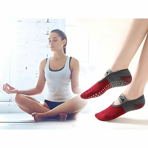 Șosete antiderapante pentru yoga, mărimea 36-40