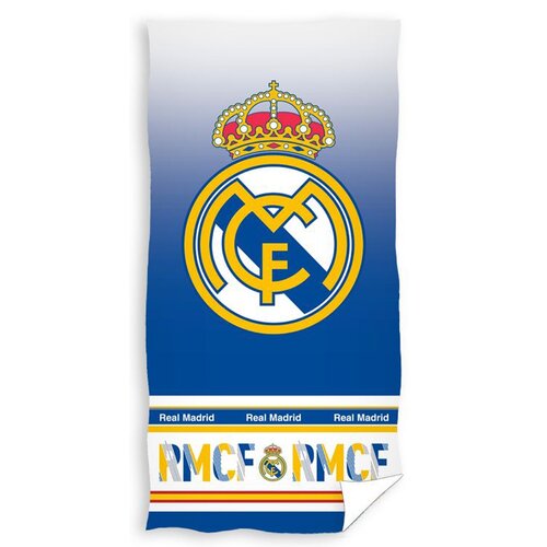 Real Madrid RMCF törölköző, 70 x 140 cm