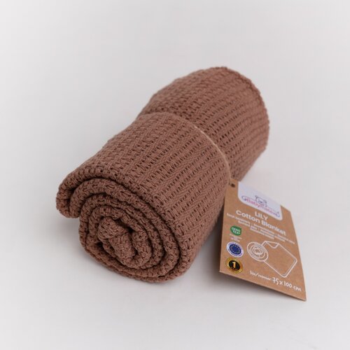 Detská deka Babymatex Lili mocha, 75 x 100 cm