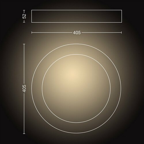 Philips Hue 34184/11/P6 lampa sufitowa LED do łazienki Adore, 32 W