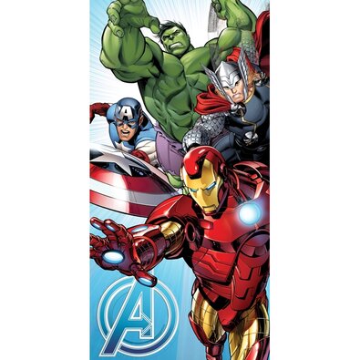 Jerry Fabrics törölköző - Avengers light blue, 70 x 140 cm