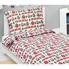 Bellatex Lenjerie de pat din bumbac de Crăciun Trenuleț, 140 x 200 cm, 70 x 90 cm