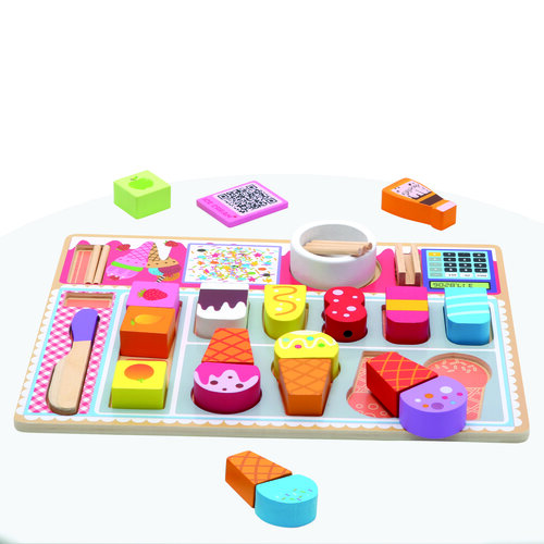 Bino 3D Puzzle, магазин морозива