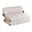 Fold sofa Fold Kadife 2 Alb
