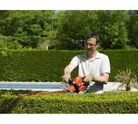 Nožnice na živý plot Black & Decker GT 5055KIT, červená