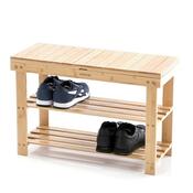 Homede Szafka bambusowa na buty z przestrzenią do przechowywania Melke, 70 x 28 x 45 cm